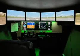 Simulador de voo cessna