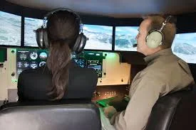 Simulador de voo piper